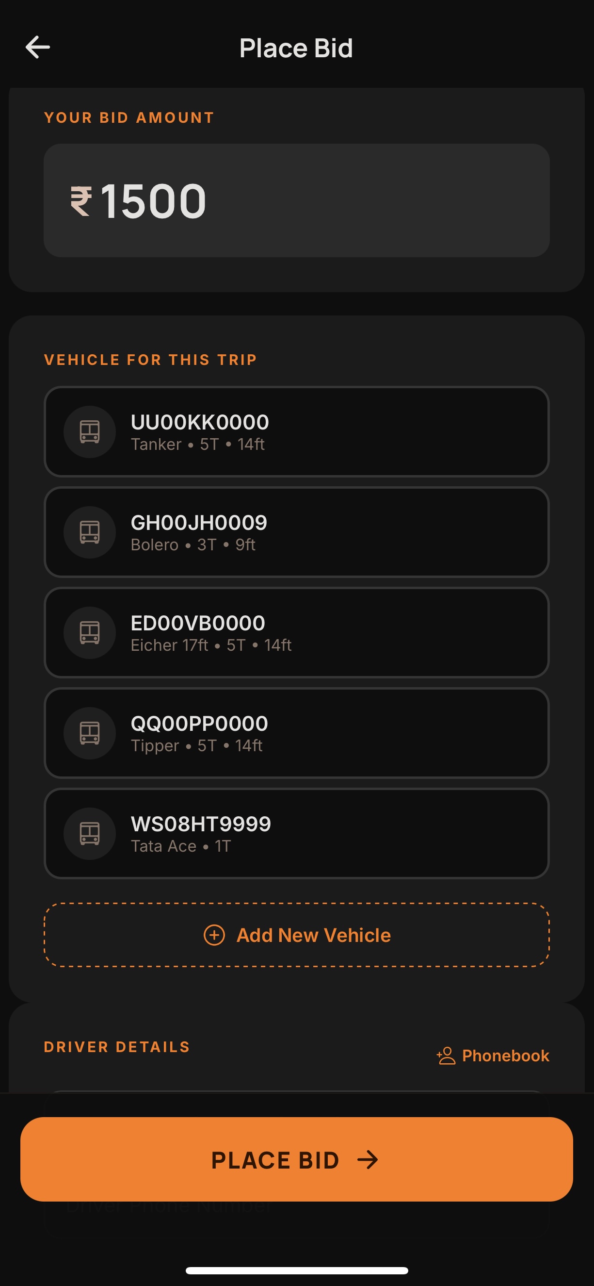 Trippu App Screen 6