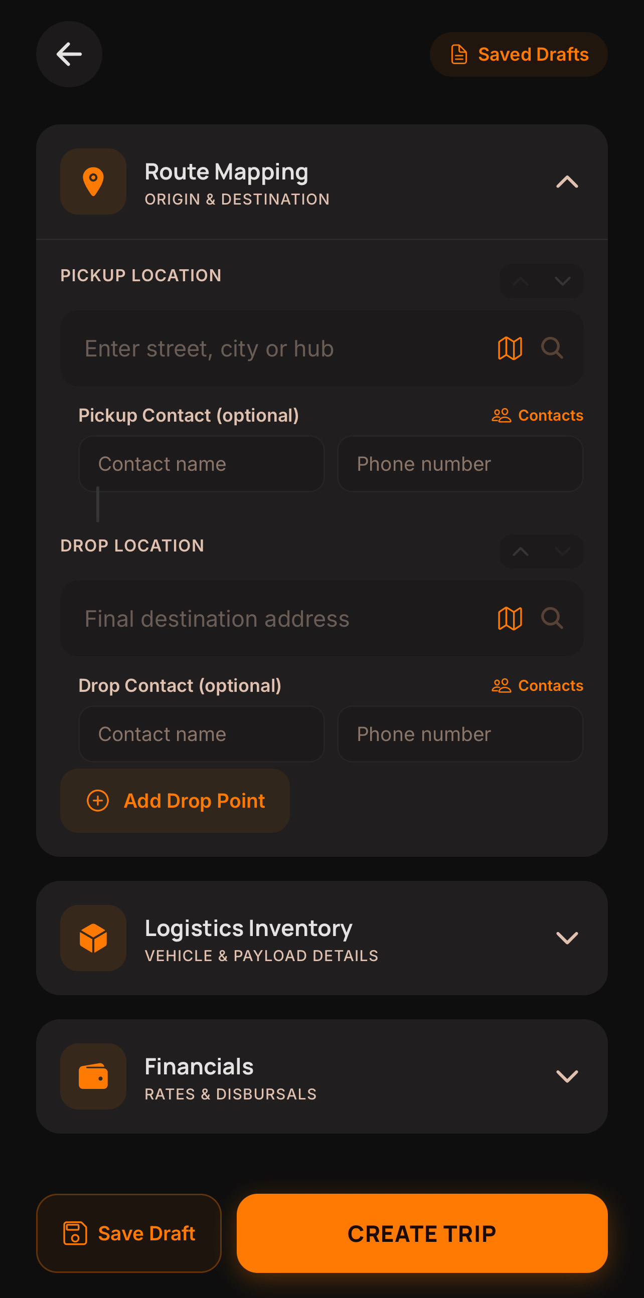 Trippu App Screen 2